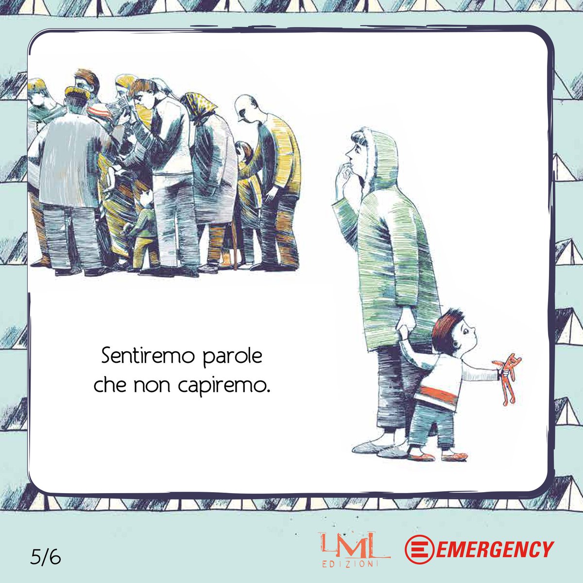 emergency_ong's tweet photo. Sentiremo parole che non capiremo. #ilmionomenonèrifugiato #WorldRefugeeDay (© @lesmotslibres) https://t.co/jOMk8K8s3u