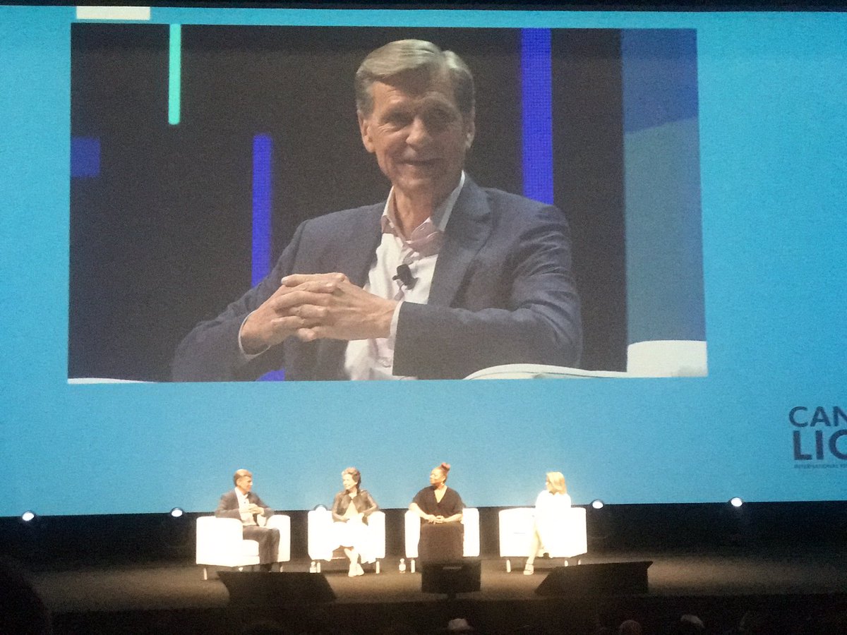 #CannesLions2018 Marc Pritchard inspiring with 3 fantastic agents of Change: Madonna Badger, Queen Latifah and Katie Couric