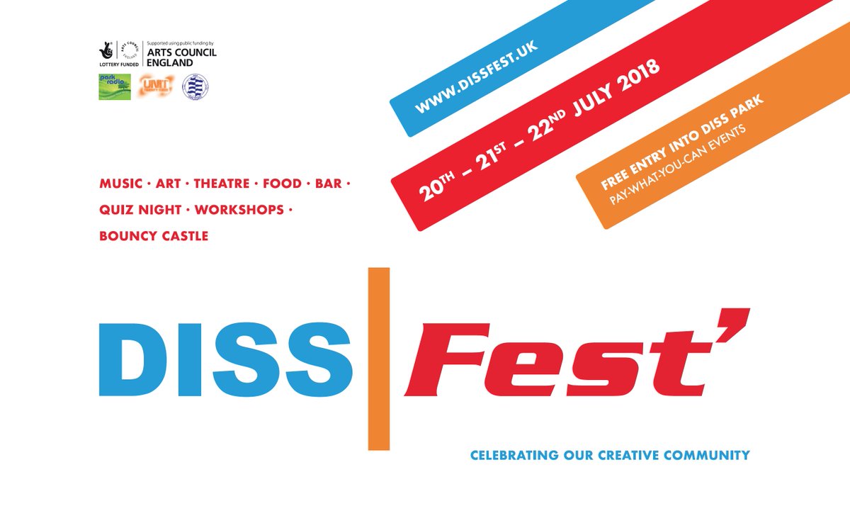 UnitTwentyThree's tweet photo. Music in the Park hosted by @parkradiodiss kicks off at 12.30PM today on the Band Stand with a plethora of music genres; folk to pop, swing to rock! Come down to Diss Park with your dancing shoes #free #DissFest #music #Norfolk https://t.co/fh8WGnRgDo