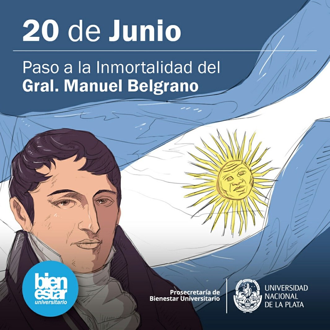 Día de la bandera 🇦🇷 
<a href="/InformaticaUNLP/">Informática - UNLP</a> 
@UnlpRetwittea