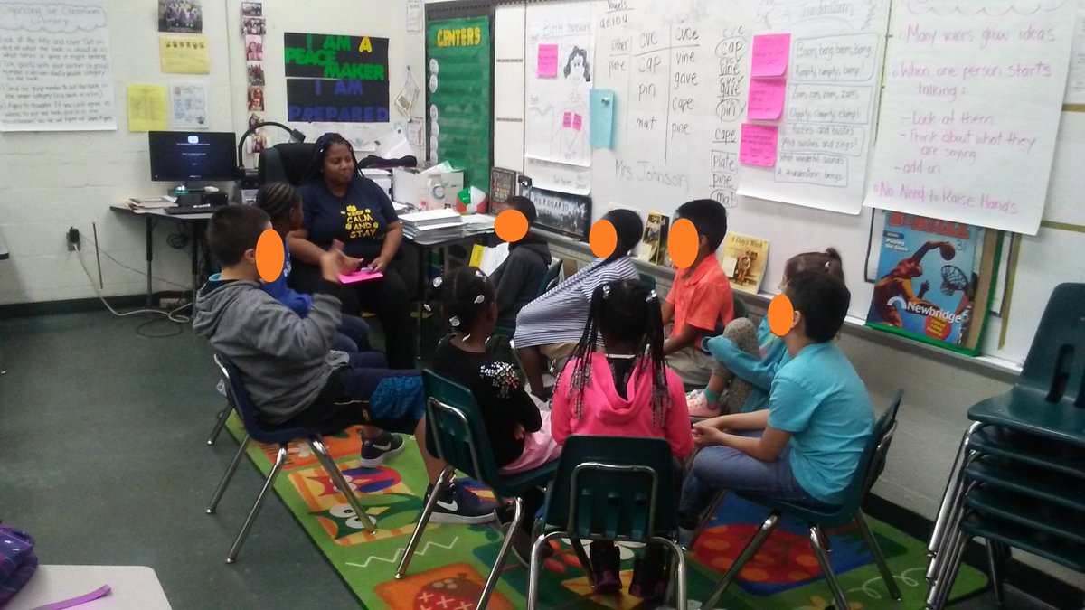 Morning Meeting at Wynnebrook going well Ss loved sharing their favorite things #pbcSRA