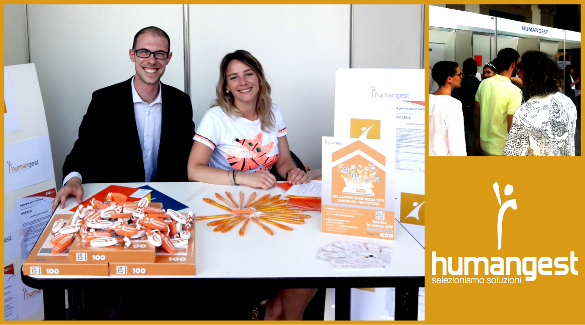 SGBHumangest's tweet photo. 📚😊 "From LA STATALE to JOBS - #JobFair2018" è l’evento de @LaStatale di #Milano dedicato all'incontro fra studenti e mondo del #lavoro. Francesca e Andrea, più sorridenti che mai, stanno incontrando tantissimi studenti per presentare le opportunità di lavoro targate Humangest. https://t.co/21BkR8RTc1
