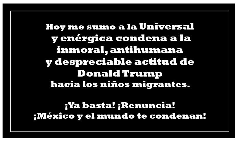 Hoy no dedicaré este espacio a mi campaña