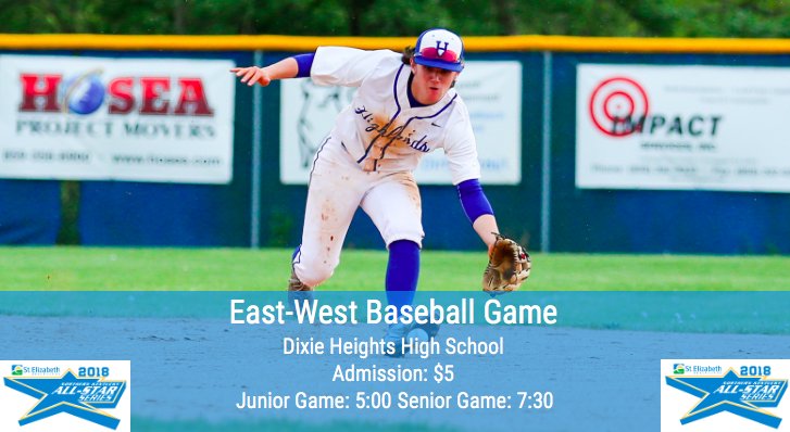 The NKBCA Junior and Senior East-West All-Star games will be tomorrow at Dixie Heights High School. You won't want to miss these games!