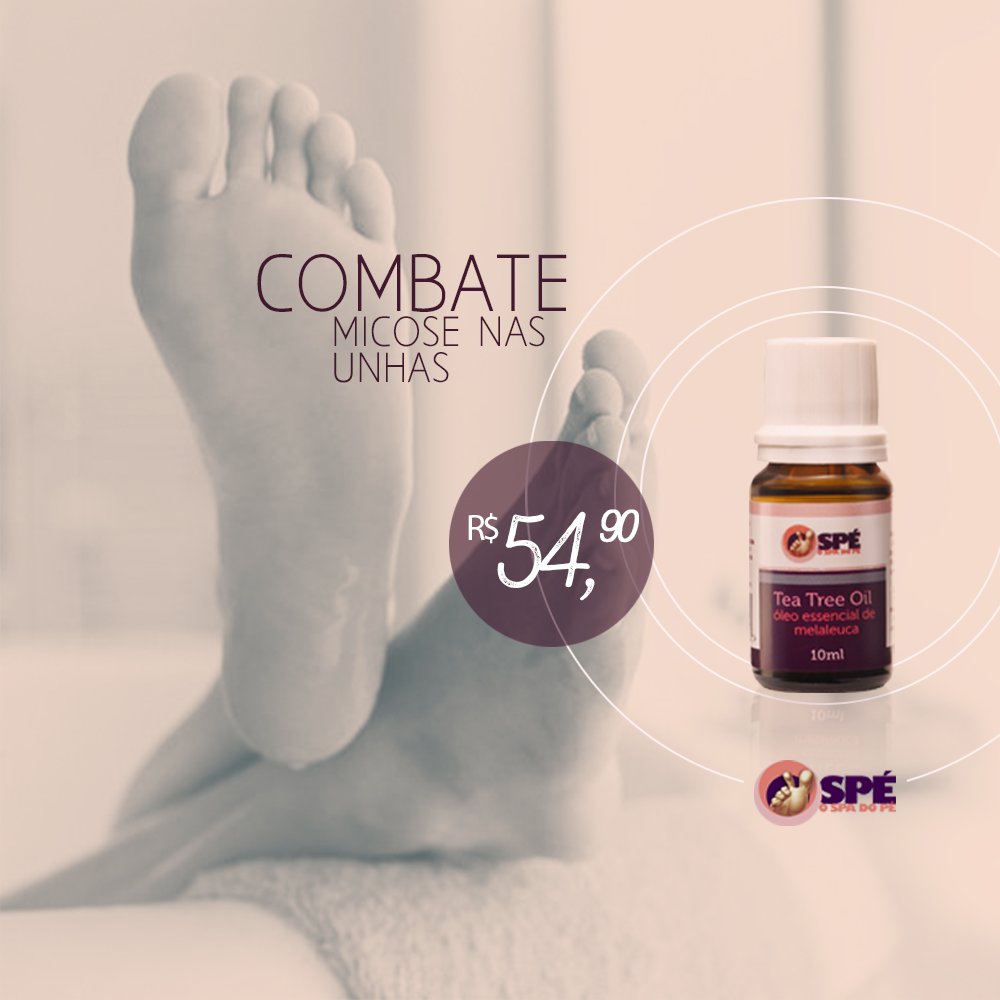 sospesoficial's tweet photo. Tea Tree Oil - Fungicida Natural das Unhas.
Disponível em nossa loja virtual https://t.co/2C0vEGlntw  em mais 37 pontos de venda. Ligue 0800 701 3288 de 2a a 6a das 09h às 18h e saiba mais.
#ProdutosSPÉ - A saúde ao alcance dos pés.
#SPÉ #LinhaCosmética #Fungicida https://t.co/OGoCaU4mKV