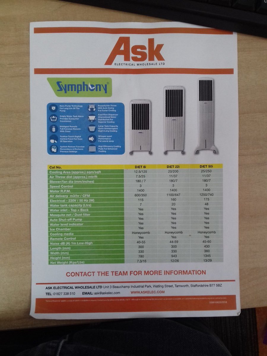 ASKElec's tweet image. It&apos;s going to get hotter!
Why not Ask about our great offers on air conditioning units.
Available now.