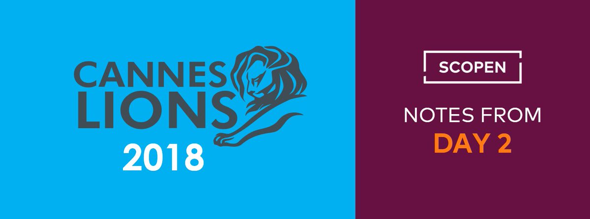 SCOPEN_global's tweet photo. If you have not been able to attend @Cannes_Lions Festival, read our summary with the highlights of each day!  👉https://t.co/oXtJvlbr1e https://t.co/CaVVq61lFE