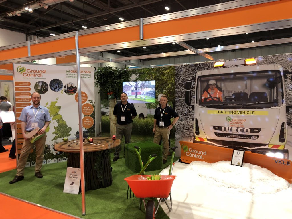 RichBurroughsGC's tweet photo. Another year proudly representing @GroundControlGC at The @Facilities_Show - come &amp; visit us! 🌿⛄️ https://t.co/lri0LTHLJQ