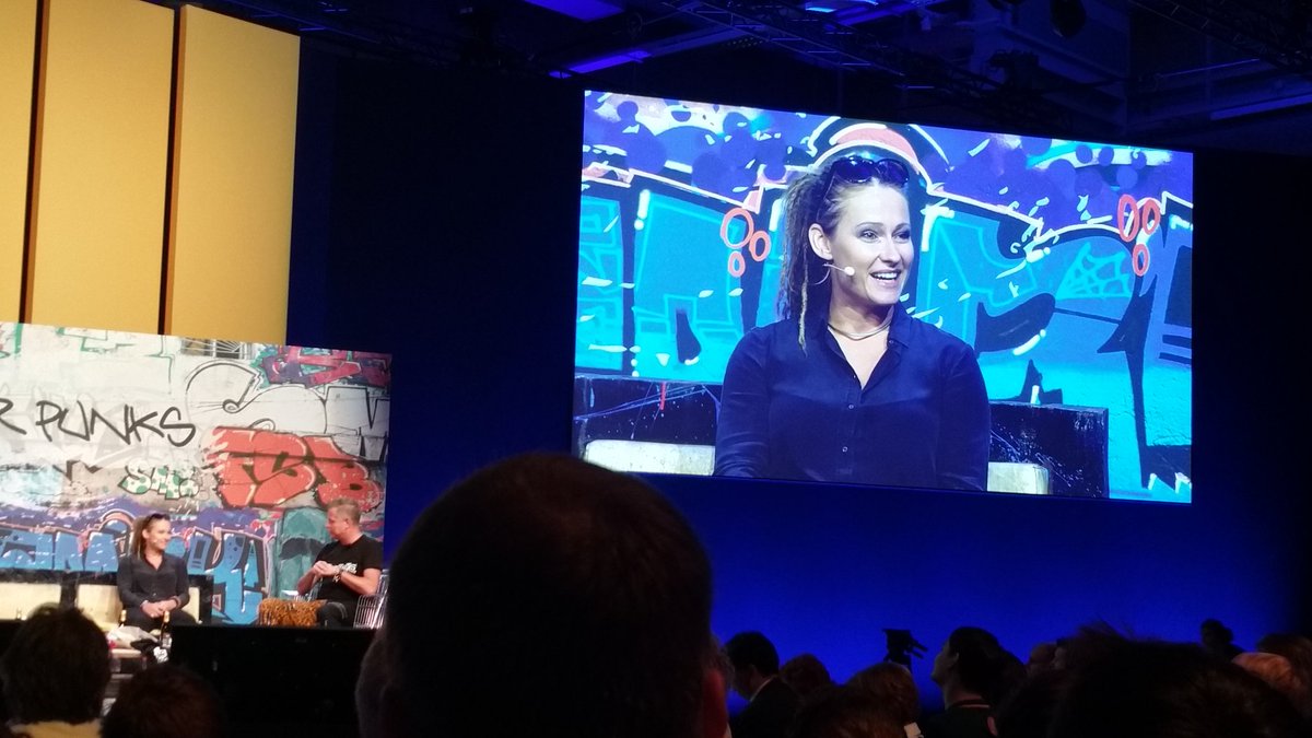 MarekDutki's tweet photo. "It's critical to be a people person" says @adrianamarais Head of Innovation SAP Africa. She will fly to the Mars and puts people first. Awesome! #HR #peopleareeverything #teamwork #explore #getoutofthecomfortzone #SuccessConnect https://t.co/URJtjwCbTJ