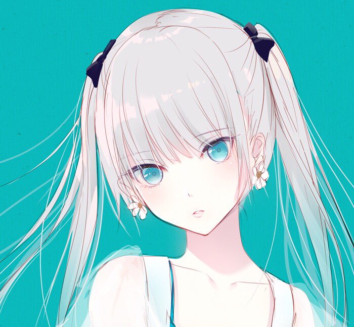 銀髪ツインテ
リボンつけようか迷った図です🤔
#よりコレクション 