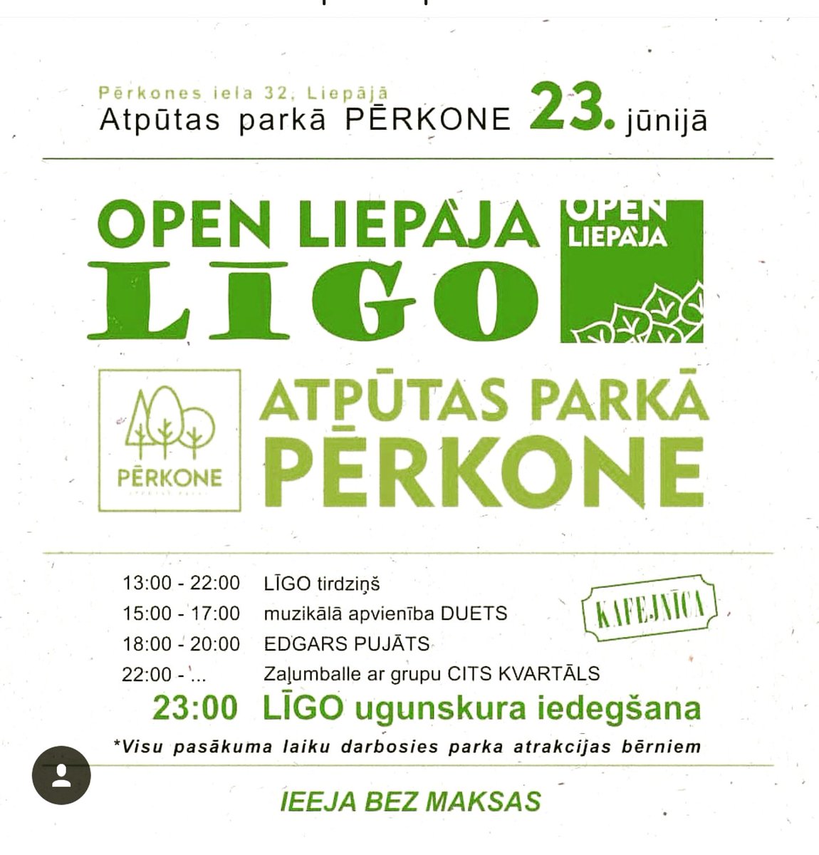 ma_duets's tweet photo. Šogad Līgosim un muzicēsim gan Pērkones atpūtas parkā Liepājā, gan Nīcas novadā Rudē! Uz tikšanos! 🌿🌾🎶😎😎 https://t.co/mcxZmAkD76