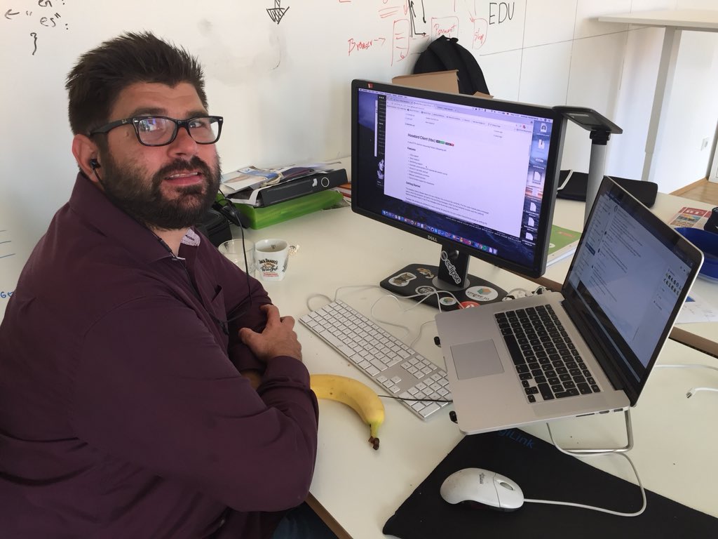 commercetools's tweet photo. The hackers started hacking in our Munich Office. How about Berlin and Amsterdam? Some great ideas coming to life soon #cthack https://t.co/xEQPBIJwYs