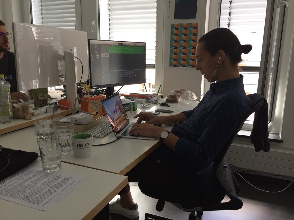 commercetools's tweet photo. The hackers started hacking in our Munich Office. How about Berlin and Amsterdam? Some great ideas coming to life soon #cthack https://t.co/xEQPBIJwYs