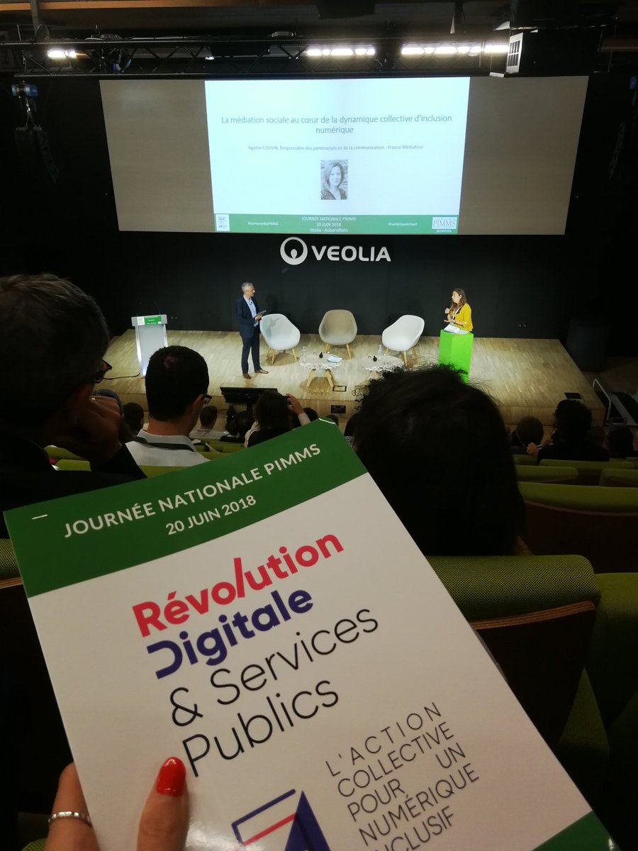 'La médiation sociale vient toujours en complémentarité des autres acteurs' #agathecousin 
#connectedbyPIMMS #NumeriqueInclusif #mediationsociale @UNPIMMS @PimmsLyon