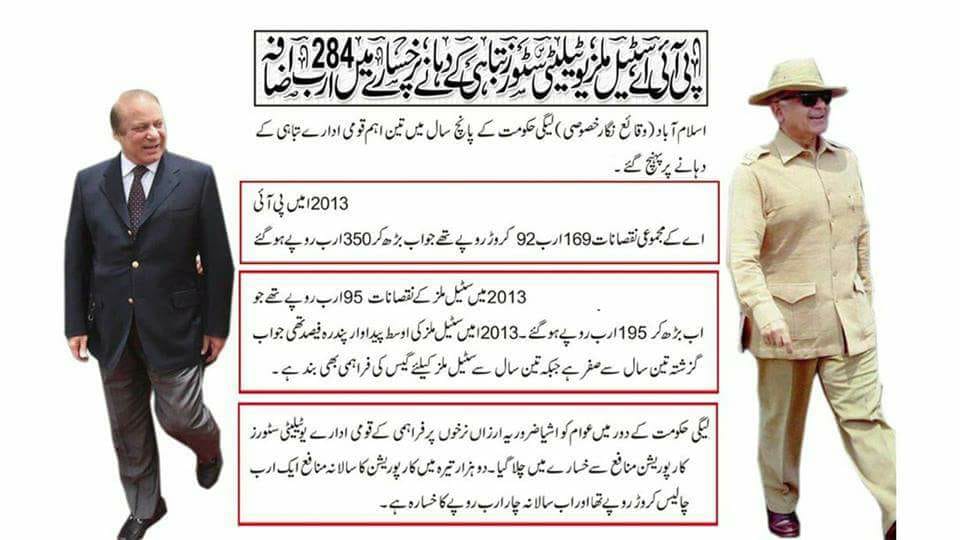 IamYasif's tweet image. Shareef in Profits
State institions went in loss #PrePollRigging