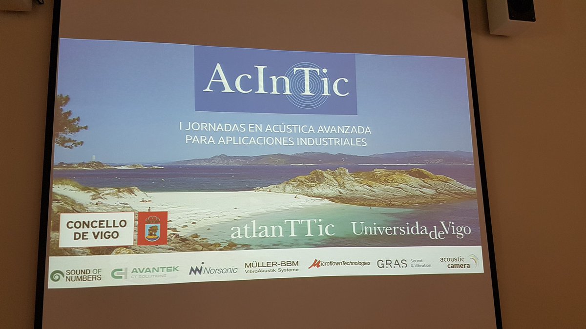 paulrodga's tweet photo. Un éxito las primeras jornadas en acústica avanzada para aplicaciones industriales en la @uvigo por @SoundOfNumbers en @EETelecoVigo @ConcelloDeVigo https://t.co/gLDL42sYyU