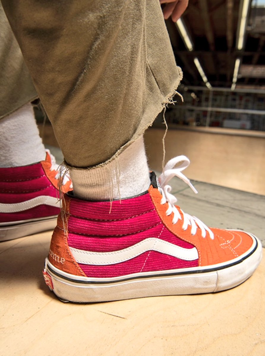 supreme vans corduroy