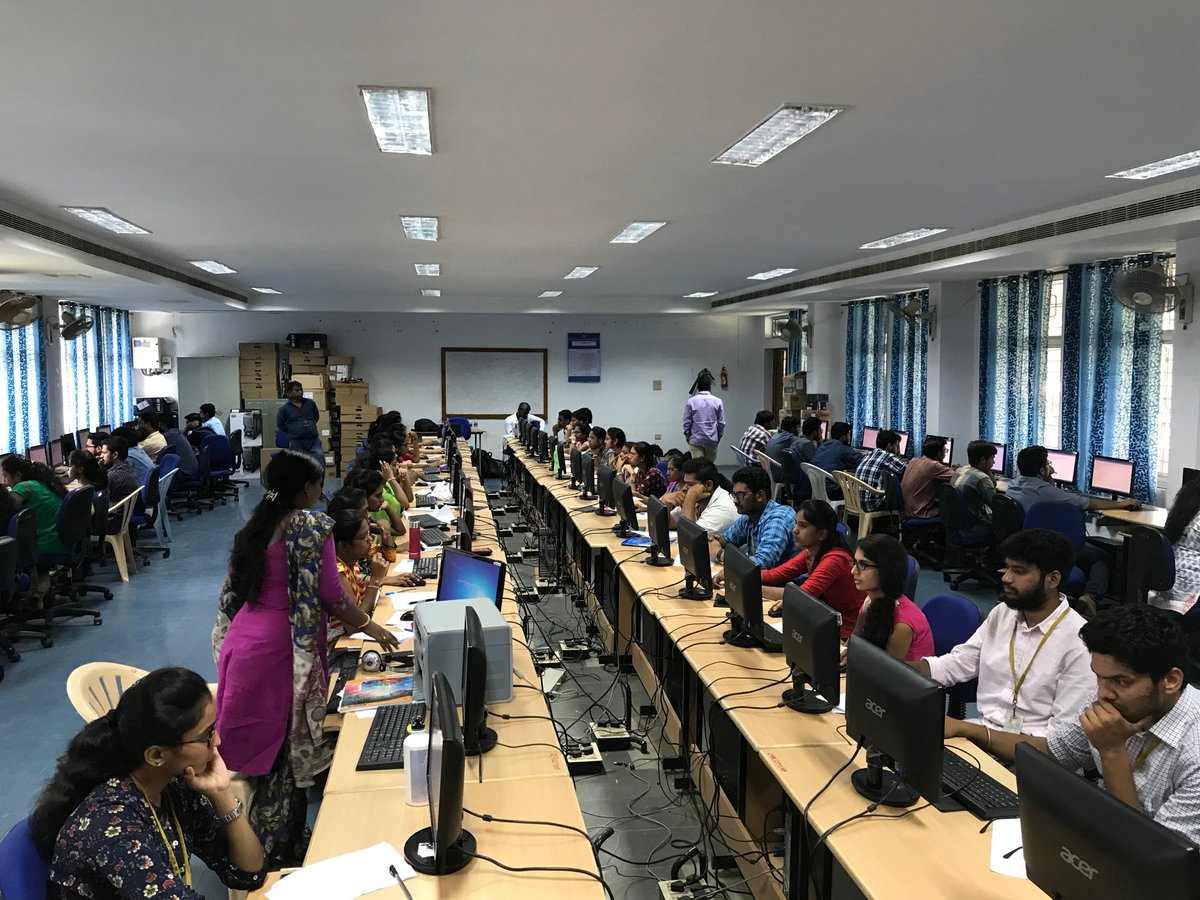 binoy_a's tweet photo. Student of CVR College of Engineering Hyderabad taking their Pega CSA exam #PegaUAP @SPSPEGA @PegaDeveloper https://t.co/kmqPsWf8V2