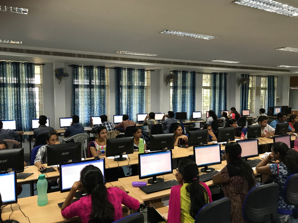 binoy_a's tweet photo. Student of CVR College of Engineering Hyderabad taking their Pega CSA exam #PegaUAP @SPSPEGA @PegaDeveloper https://t.co/kmqPsWf8V2