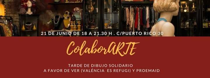 RefugiVLC's tweet photo. Os esperamos mañana en Madam Mim
#colaborArte https://t.co/s7XWH7kEbH