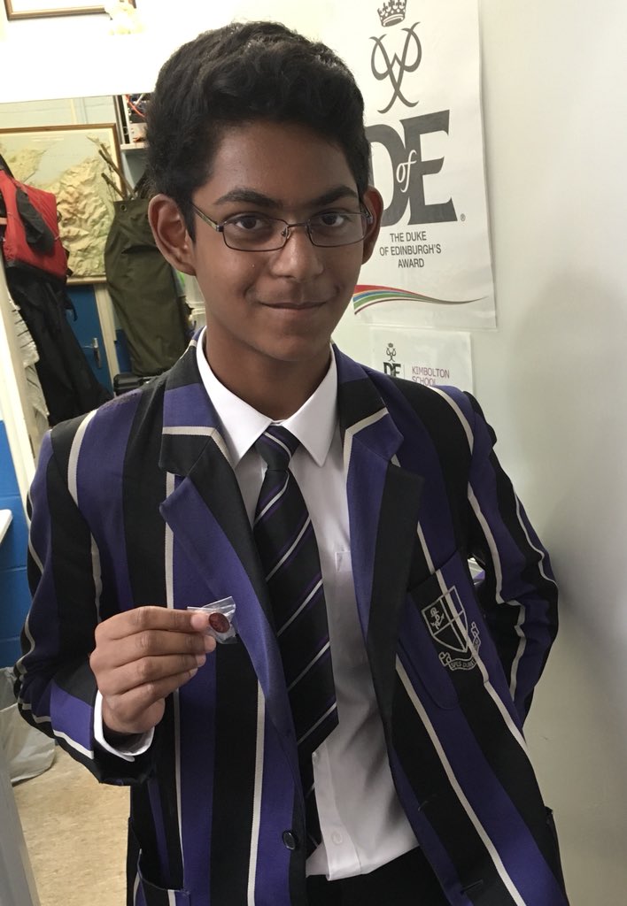 KimDofE's tweet photo. @KimboltonSchool Our new crop of III Form DofE Bronze Award achievers are celebrating their success! Well done Matthew, Spencer, Charlotte, Millie, Max &amp; Ishan 🎉🎊 https://t.co/8u4gmjWJo9