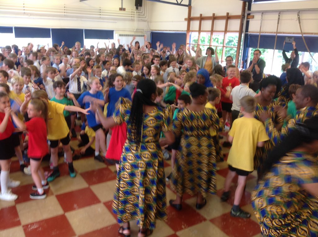 The children especially loved the dancing and even joined in!