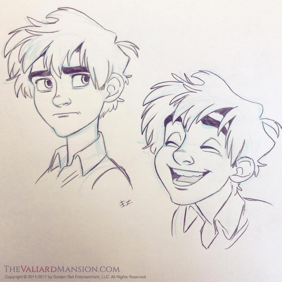 Little #Theodore as a kid! Who else has versions of their characters at different ages? #valiard #kids