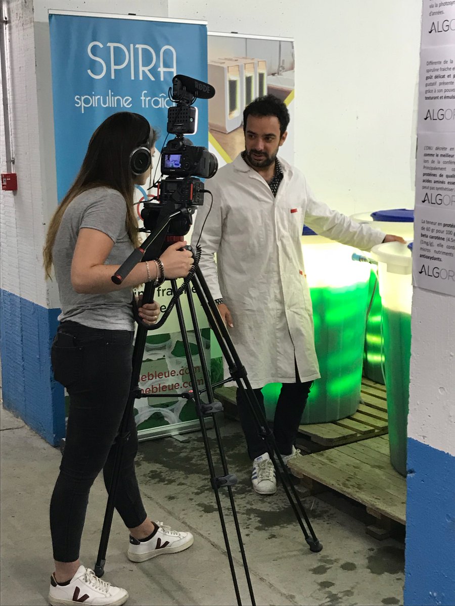 Algorapolis's tweet photo. Merci à @USBEKetRICA pour le reportage bientôt disponible #Spiruline #Paris #AgricultureUrbaine https://t.co/BnTBRGG8V8