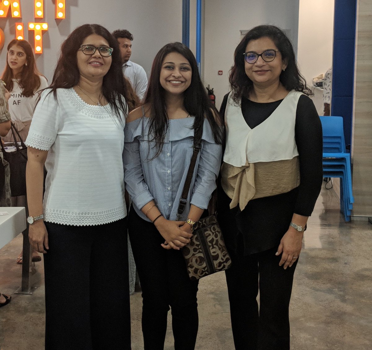 I had the amazing pleasure of meeting two powerful women (#SohiniRajola and #IngridSahu) from the <a href="/WesternUnion/">Western Union</a> family. They told me to stay vocal and committed to my goals and also lift younger women up as that is the best way to increase women leadership. - @AnyahKutty