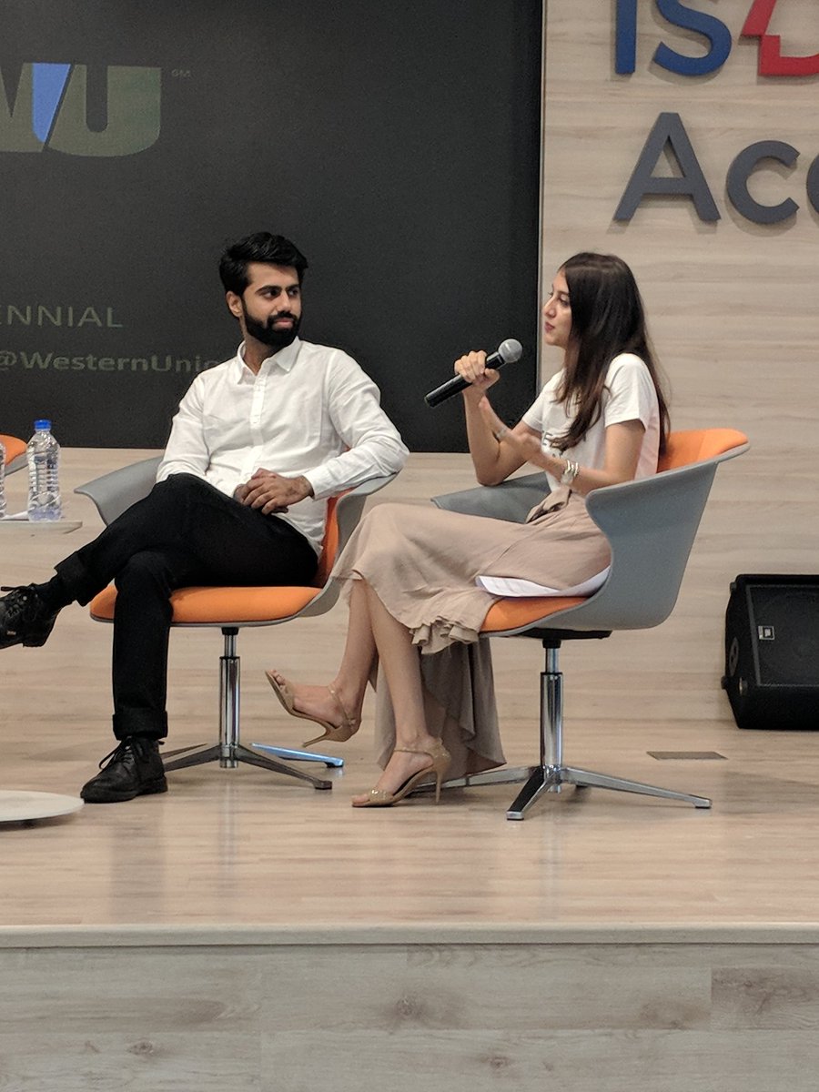 "In today's era, if you find something online that makes you feel - it's priceless." - <a href="/Karishma_Mehta5/">Karishma Mehta</a> And the founder of <a href="/HumansOfBombay/">Humans Of Bombay</a> truly built her impactful blog on that notion. Thank you for your insights today! - @AnyahKutty #WUMillennial