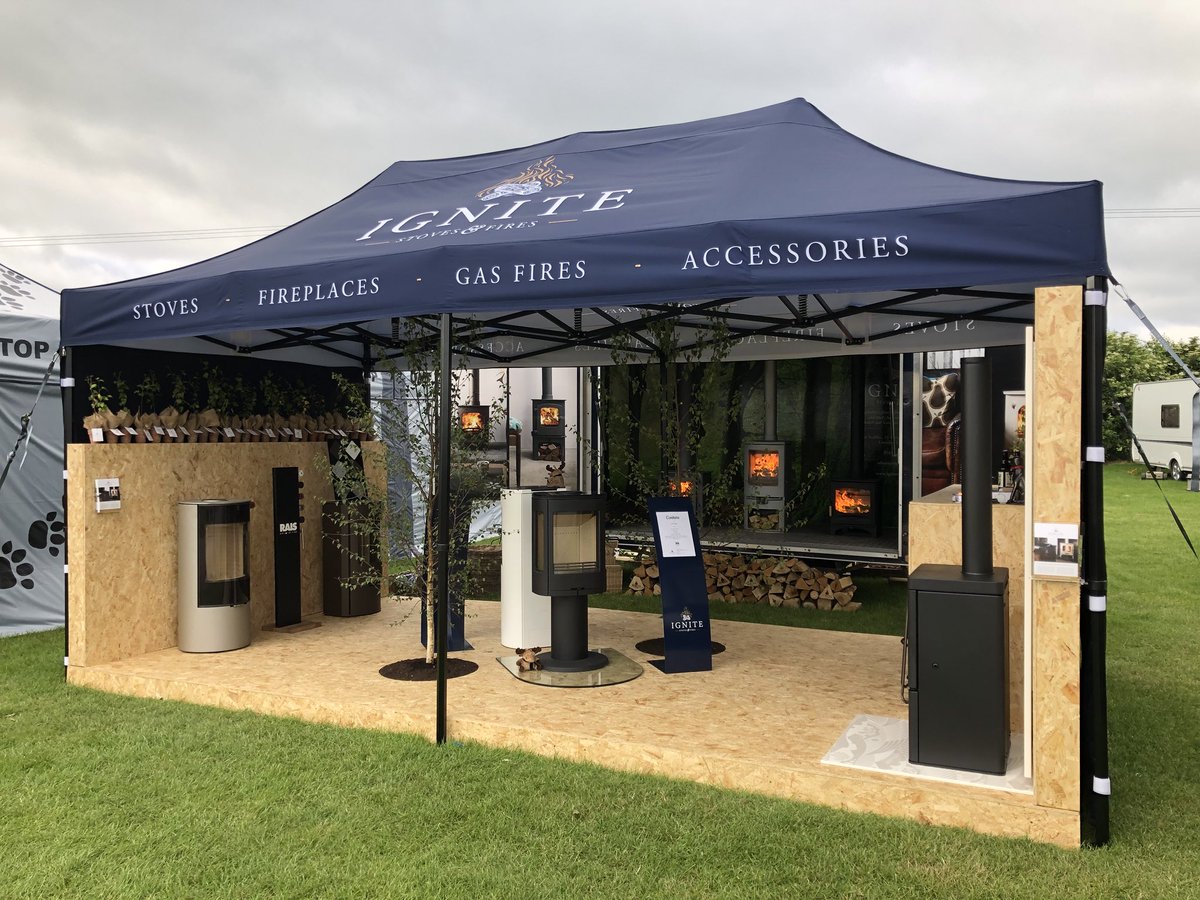 Very busy today at the <a href="/lincsshow/">Lincolnshire Show</a>. If you are attending today don’t forget to pop in and see us to talk about our amazing stoves and our new #igniteplantatree initiative! #LincsShow18