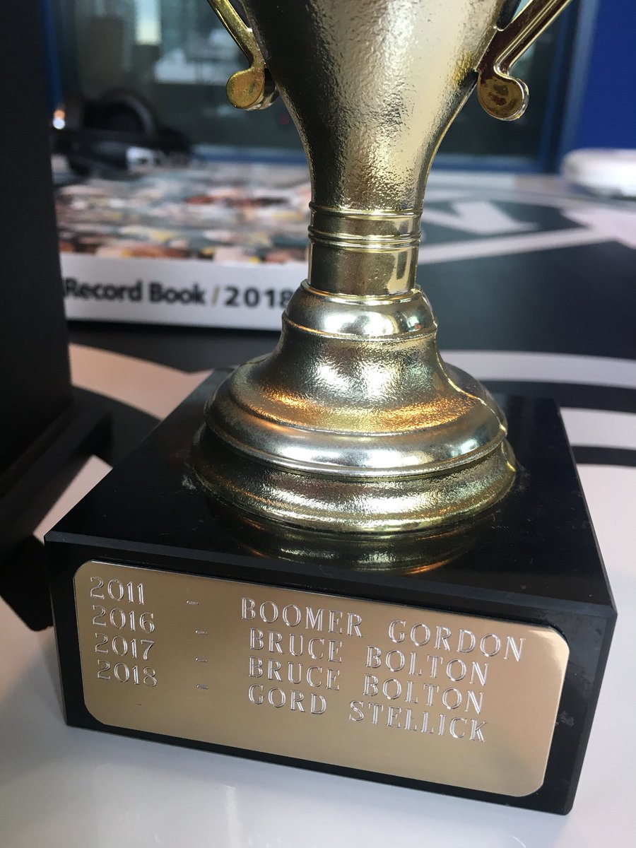 simmerpuck's tweet photo. the trophies have been updated: (4 pics) @SiriusXMNHL @StellickSimmer @GordStellick @BruceDBolton @BlakeWollenberg https://t.co/hmw3PLMvi5