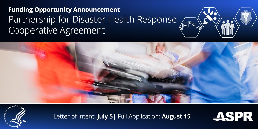 ASPRgov's tweet image. Finding new ways to improve medical surge can help save lives when seconds count. Apply for funding to help improve statewide and multi-state regional medical surge as part of the development of a new Regional Disaster Health Response System. buff.ly/2sV6zt3