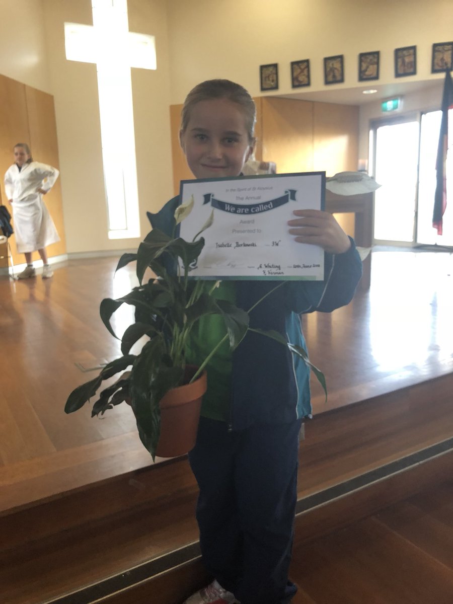 year3wattle's tweet photo. Congratulations to our 3W “We Are Called” award recipient, Isabelle! 😊👌🏻 https://t.co/YDt8dMTch9