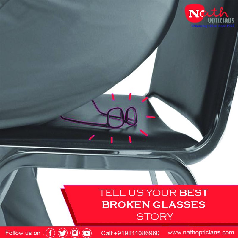 NathOpticians's tweet photo. Tell us your story of broken glasses and buy new eye wear from Nath Opticians!

Visit our Website: https://t.co/TPQtu2Ufqg

#PerfectFramewithNathOpticians #VarietyofFrames #TypeofFrames#EyeCare #Eyeware #VisionCare #Opticians #Lucknow #sunglasses#besummeready #saveyoureyes https://t.co/0twhUB1iv6