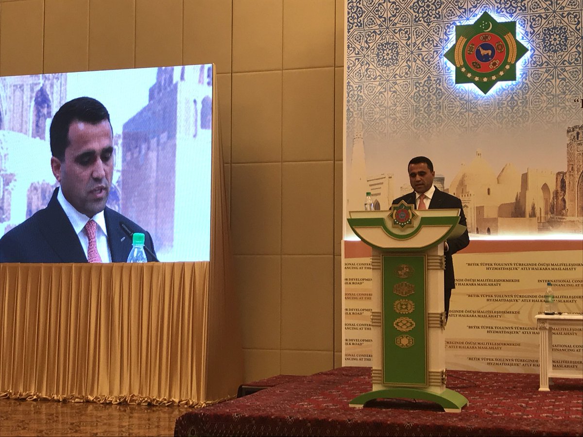 elenapanovaUN's tweet image. #financefordevelopment HE Ambassador of Afghanistan to TKM: TAPI will bring more opportunities and jobs to young people