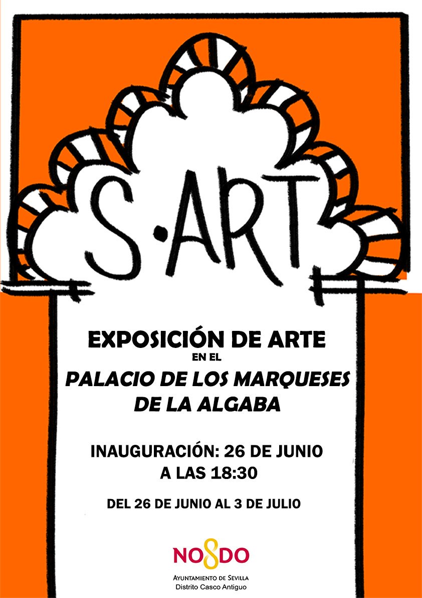 Si te gusta el arte pásate a echar un vistazo por la inauguración de nuestra exposición el 26/6/18 en el Palacio de los Marqueses de la Algaba. 
#SartExpo