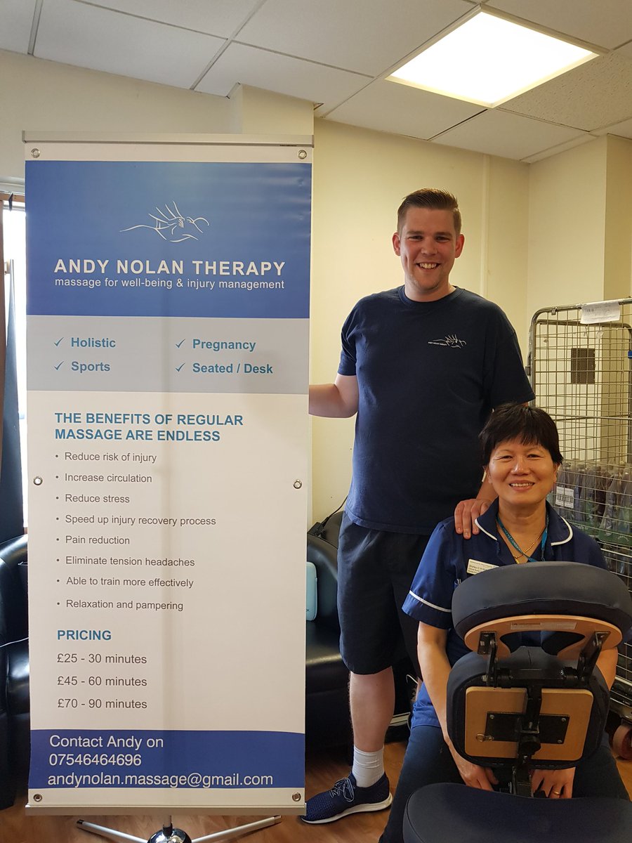 Shirley Maher (@chenghoonmaher) on Twitter photo <a href="/ANTherapy/">Andy Nolan (Andy Nolan Therapy)</a> <a href="/asphSB/">ASPH Staff Benefits</a> I do feel good after the neck therapy. Thank you Andy. <a href="/ANTherapy/">Andy Nolan (Andy Nolan Therapy)</a> <a href="/asphSB/">ASPH Staff Benefits</a> I do feel good after the neck therapy. Thank you Andy.
