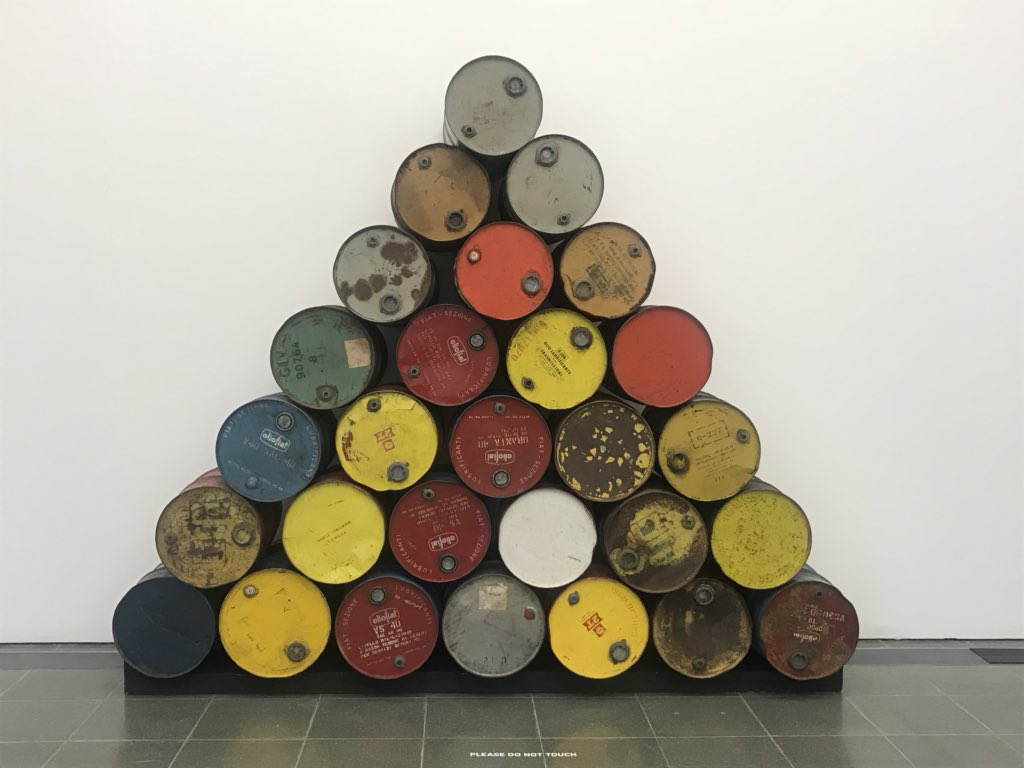 Christo and Jeann-Claude <a href="/SerpentineUK/">Serpentine</a> Barrels and The Mastaba
