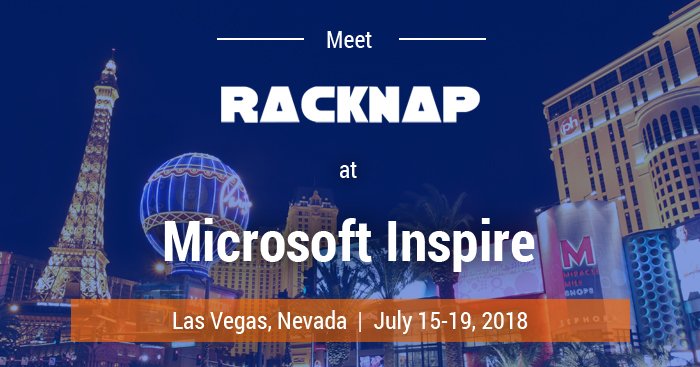 RackNap's tweet photo. Team RackNap is gearing up for Microsoft Inspire next month. 
Can’t wait to meet #webhosts #CSPs and #MSPs keen to optimize profitability in #cloud.
Get in touch with us at touch@racknap.com for a 1:1 at #MSInspire.
#MSPartner #IAMCP #LasVegas #Microsoft 
@msPartner @msinspireus https://t.co/CFVVpzS6T5