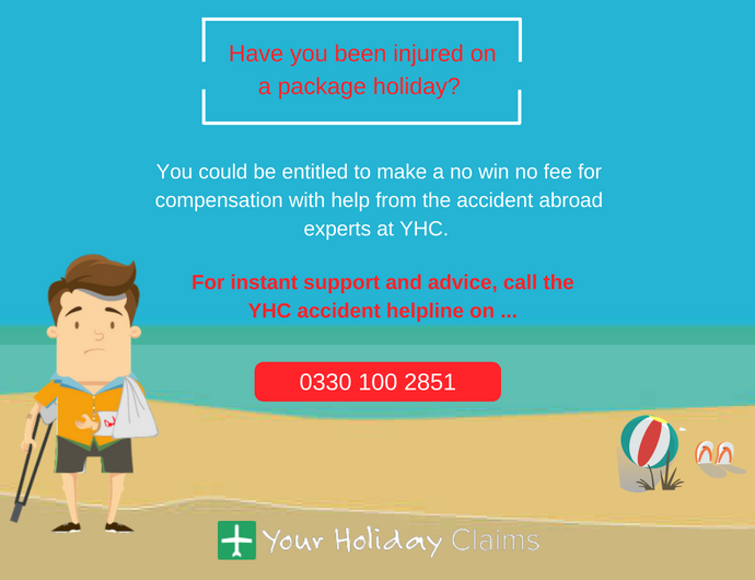 YHC_Solicitors's tweet photo. Have you been injured on a package #holiday through no fault of your own?

Your Holiday Claims could help you receive the compensation you deserve in a hassle free, no win no fee accident abroad claim. 

Find out here: https://t.co/GGNpFziPd5

#Accident #Travel #Solicitors https://t.co/qhESMZH6bf