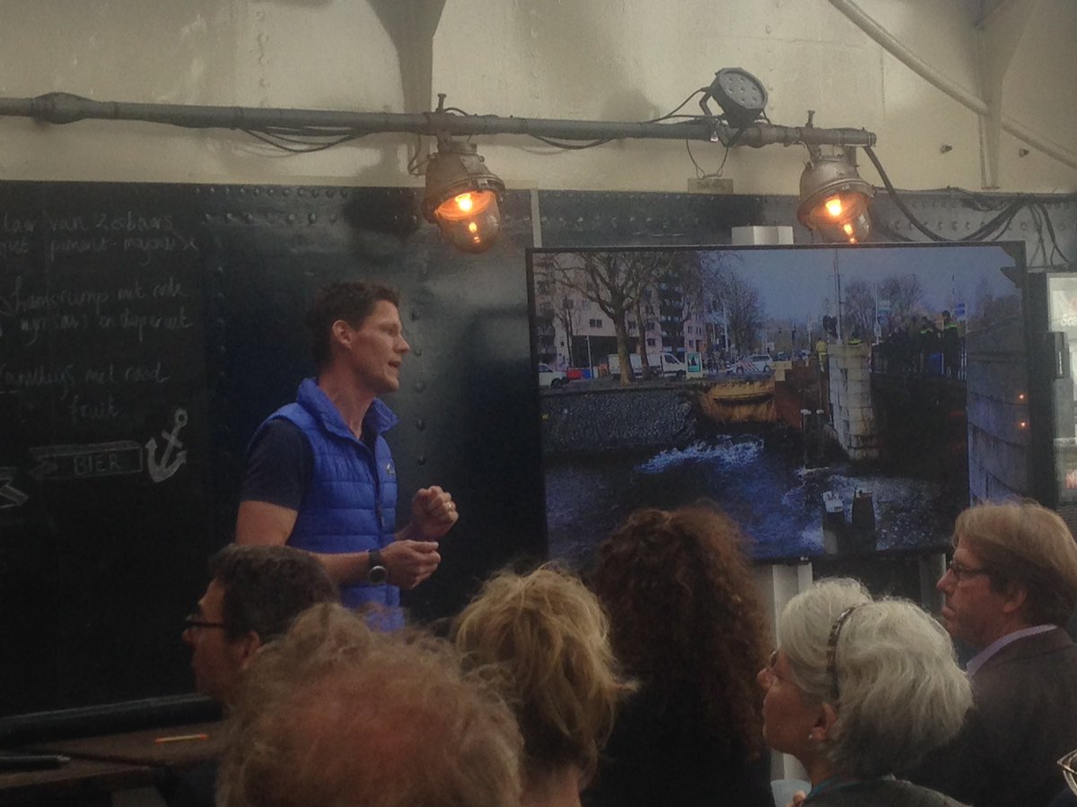 Goede presentatie van Zoef City over hoe de druk op de grachten verminderen werkelijk kan @GONH2018 <a href="/bart/">Bart Collet</a> Verweijen #stodr