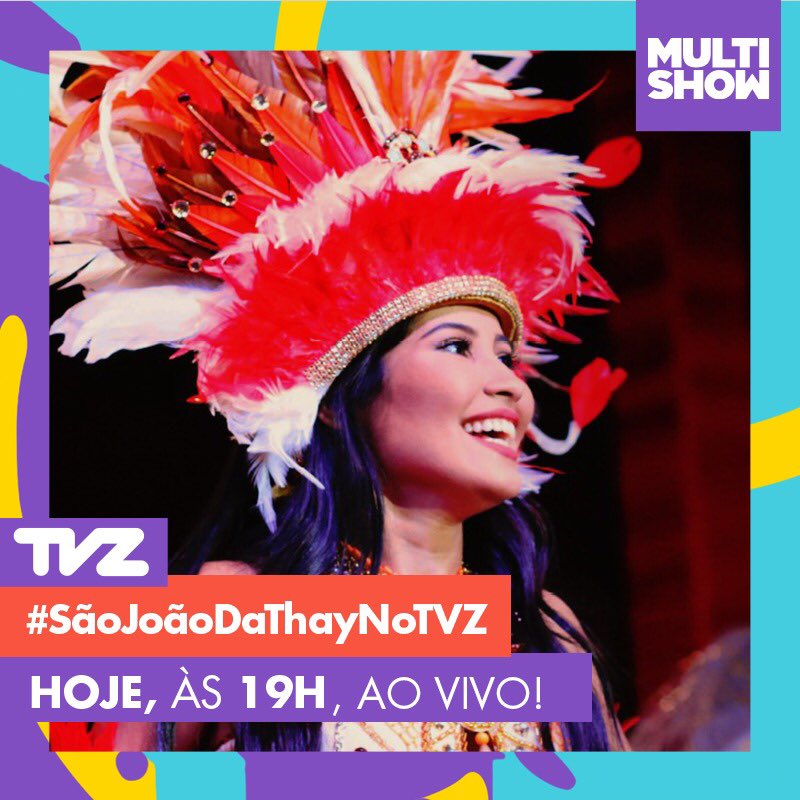 ThaynaraOG's tweet photo. Boooom dia! Hoje tem #SaoJoaoDaThayNoTVZ no @multishow! Vai ser massa demais e teremos convidadas especiais que também se apresentarão no dia do evento!

Surra de tweet mais tarde, okay? Bezu! https://t.co/uCJZt4W4OB