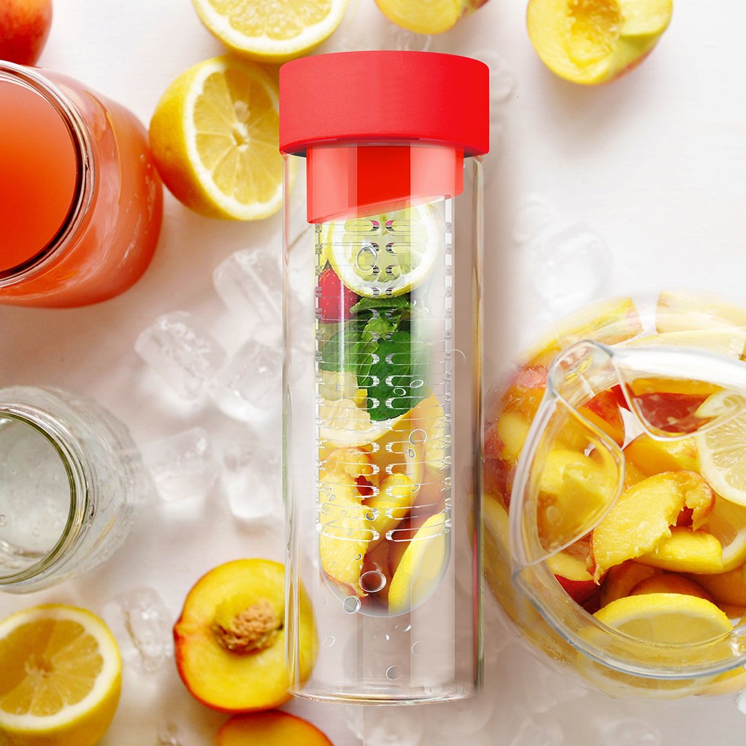 nixxeeretail's tweet photo. 'Flavour It' your way...🍓🍌🍊🍋 
The Flavour It Glass Fruit Infuser lets you add a fruity twist to your water. 
https://t.co/OtZ8PYETzZ
#asobubottle #hydration #nixxee https://t.co/HgClSErdOv
