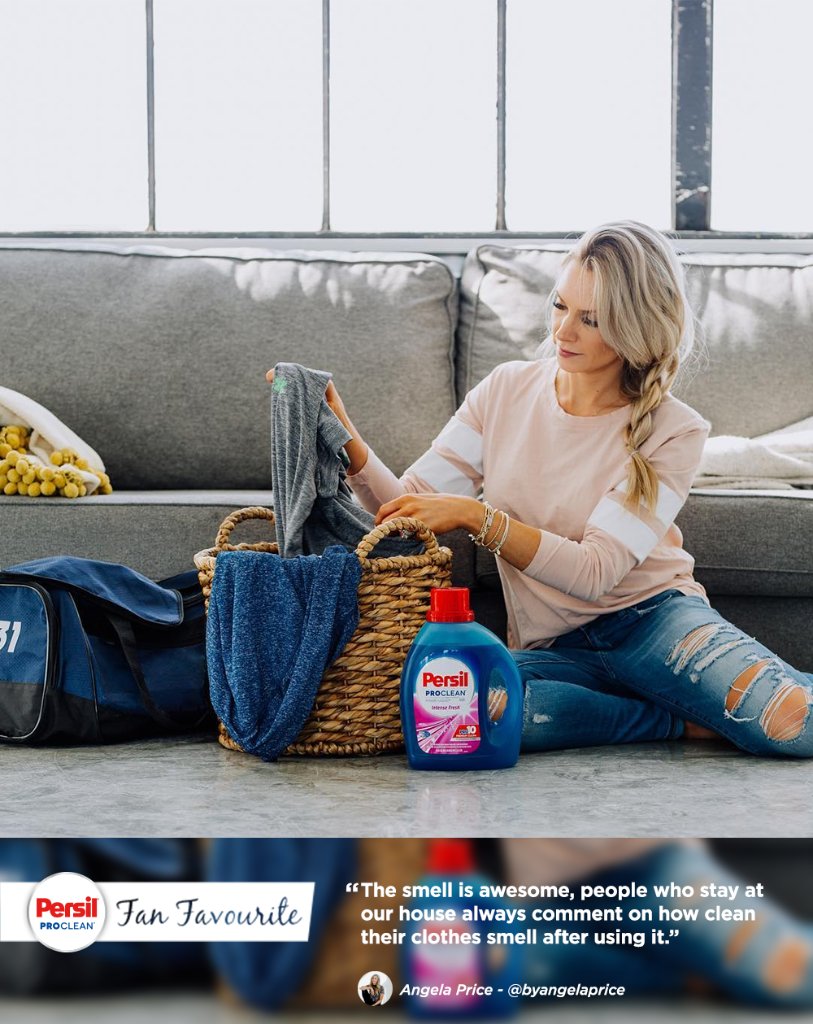 We’re happy to be @ByAngelaPrice's laundry detergent of choice! Learn more about Persil® ProClean® Intense Fresh: https://t.co/5TSv76ITmy #partner https://t.co/Tg1p5OZAiw