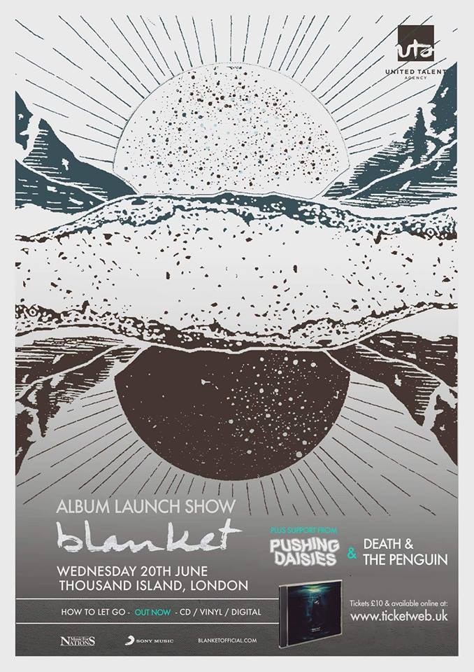 🚨TONIGHT🚨

To celebrate the release of their stunning debut album, @blanketsounds pay a visit to London town to showcase 'How To Let Go'. The band will play @thsndslnd and are joined by <a href="/pdcrvuk/">Pushing Daisies</a> and <a href="/datpmusic/">Death and the Penguin</a>.

Come celebrate with us! 👉bit.ly/2Giqp59