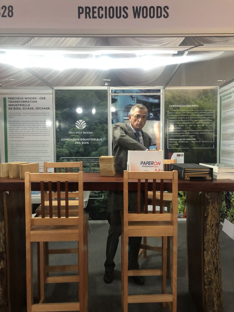FierteduGabon's tweet photo. GABON WOOD SHOW 20 - 22 Juin 2018 salon du l’industrie du bois 🇬🇦#libreville #Gabon @GSEZ_Group #Woods https://t.co/S9qtCO3Es9