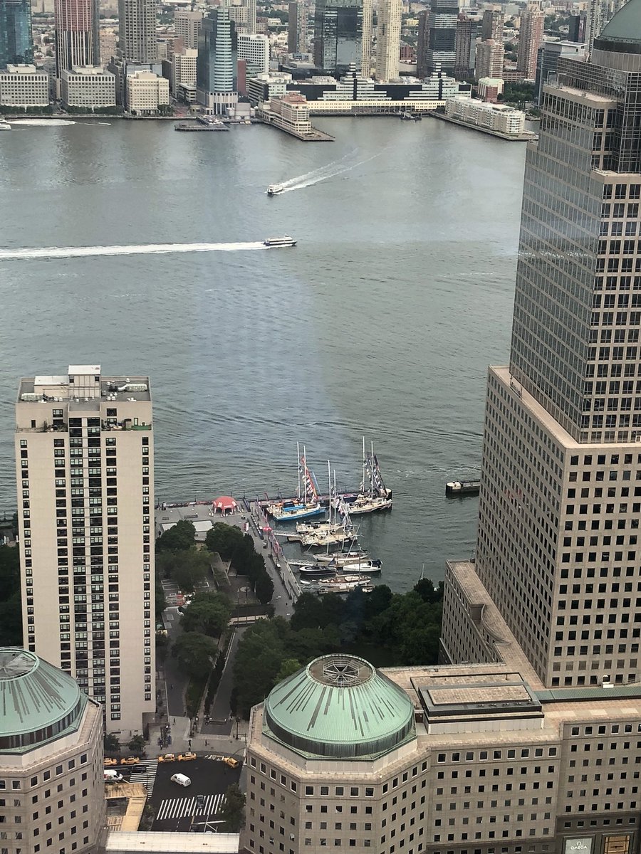 EJSears's tweet photo. @ClipperRace #ClipperRaceNYC Wednesday, June 20, 2018 @ 07:45am from #4WTC Welcome to NYC! https://t.co/HC2fVyANCu