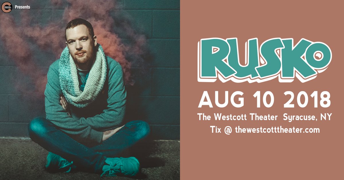 WestcottTheater's tweet photo. Don't miss the ultimate party when @ruskoofficial returns to the Westcott Theater (Syracuse, NY) on Aug. 10th! 

Pick up your tickets now at https://t.co/F9IYe4Ujfm https://t.co/HO7oyeiCEC