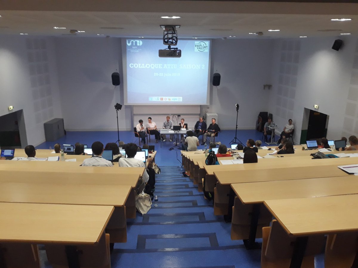 ColloqueATIU's tweet photo. Le colloque #ATIU saison 2 a commencé. Rendez-vous amphi H ! https://t.co/lxbVLlflnn